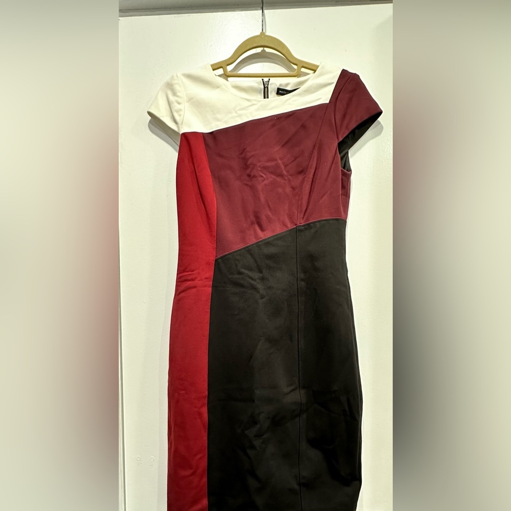 White House Black Market - Colorblock Sheath Dress